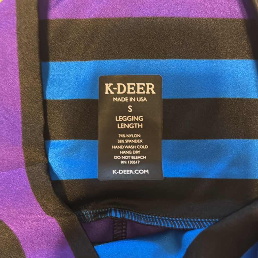 COPY - K-Deer full-length leggings, NWOT, Small